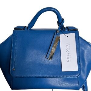 Kenneth Cole Reaction Blue Crossbody Satchel Purse NWT